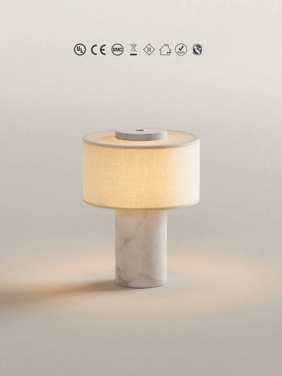 Aura Portable Lamp - WHITE STONE