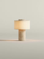 Aura Portable Lamp - TRAVERTINE STONE