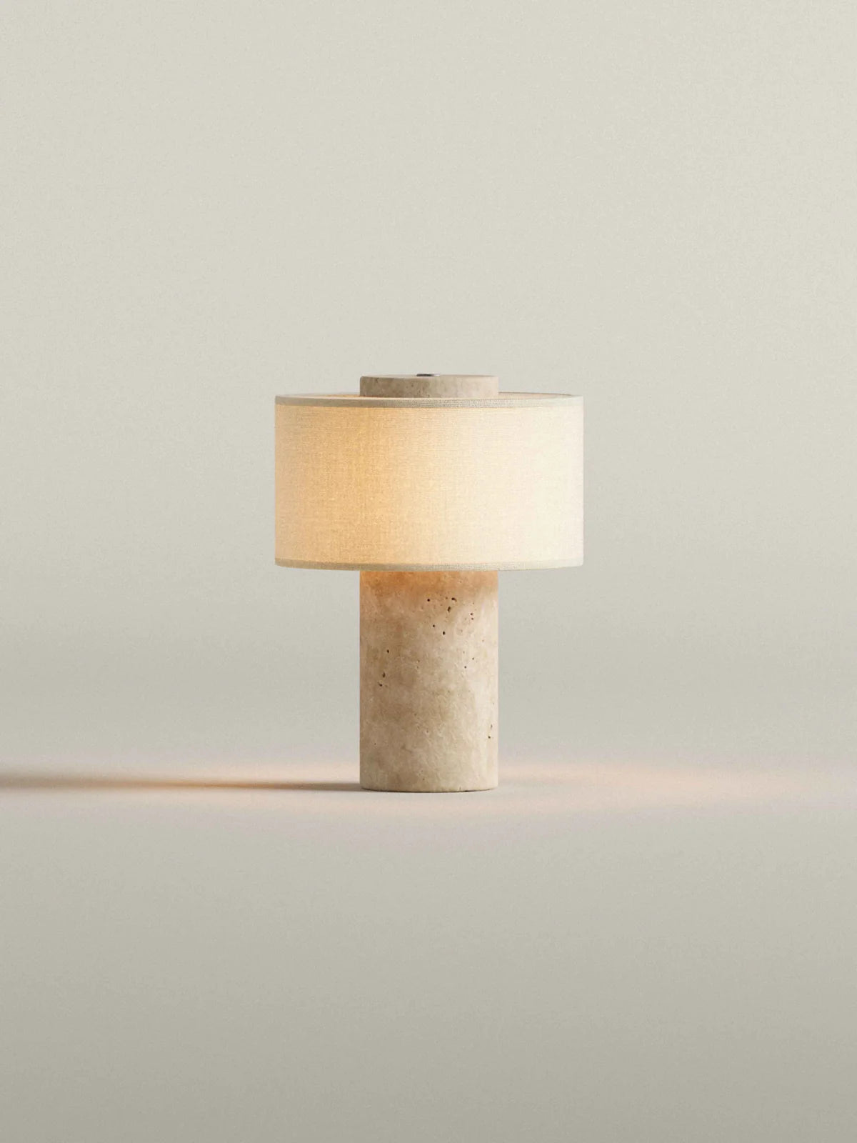 Aura Portable Lamp - TRAVERTINE STONE
