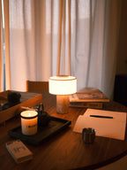 Aura Portable Lamp - TRAVERTINE STONE