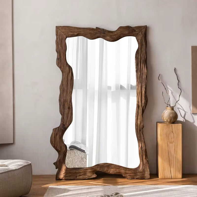 Driftwood Curve Floor Mirror