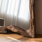 Driftwood Curve Floor Mirror