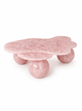 Rose Quartz Marble Coffee Table